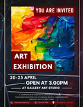 Art Exhibition Flyer Template