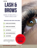 Eyelash Flyer Template